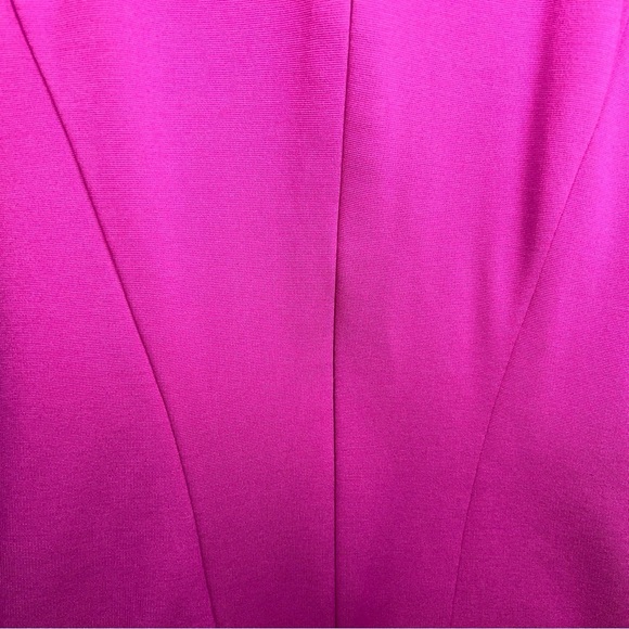 Size 2 Trina Turk Fuchsia Pink Dress Sleeveless Lined Zip Closure - Picture 10 of 11